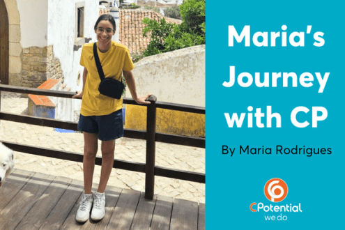 Maria Rodrigues. Sharing her journey with Cerebral Palsy.